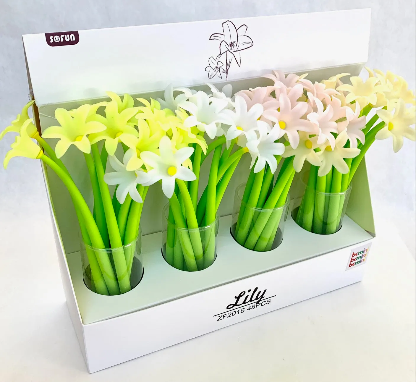 224142 LILY FLOWER GEL PEN-41