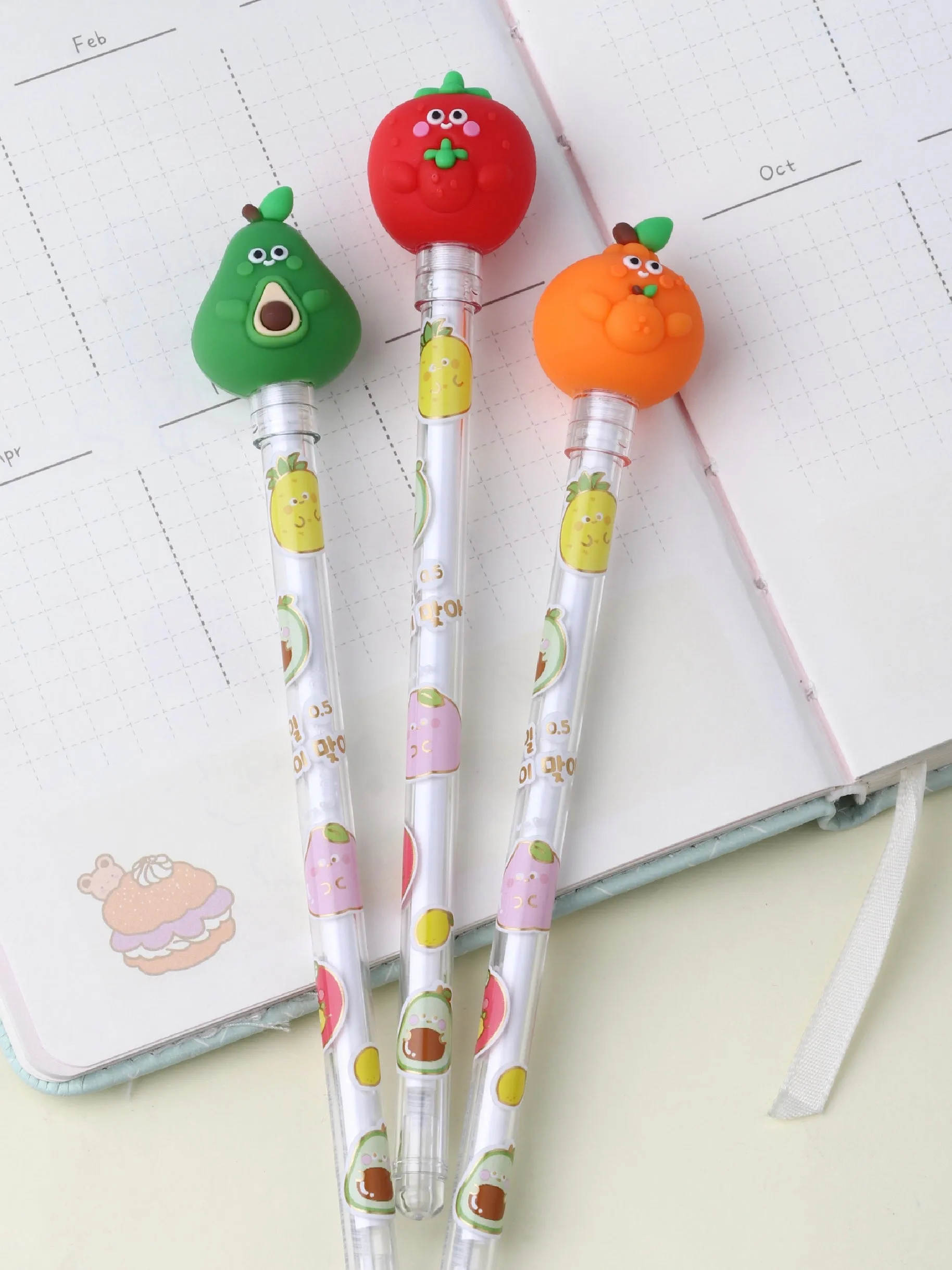 22495 FRUIT BUDDIES GEL PEN-48