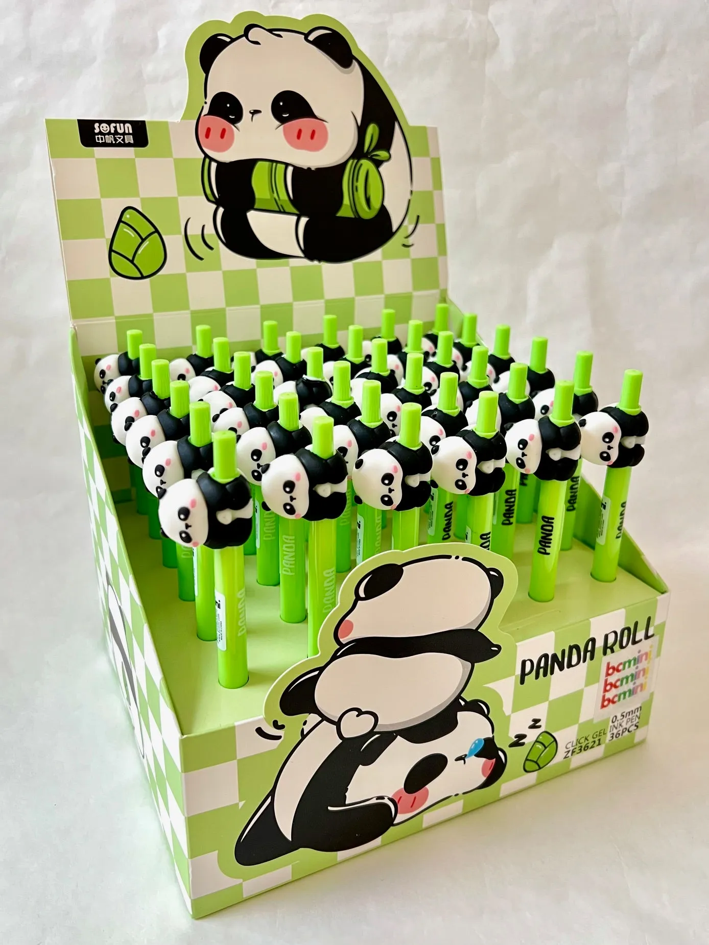 22592 PANDA ROLL GEL PEN-36