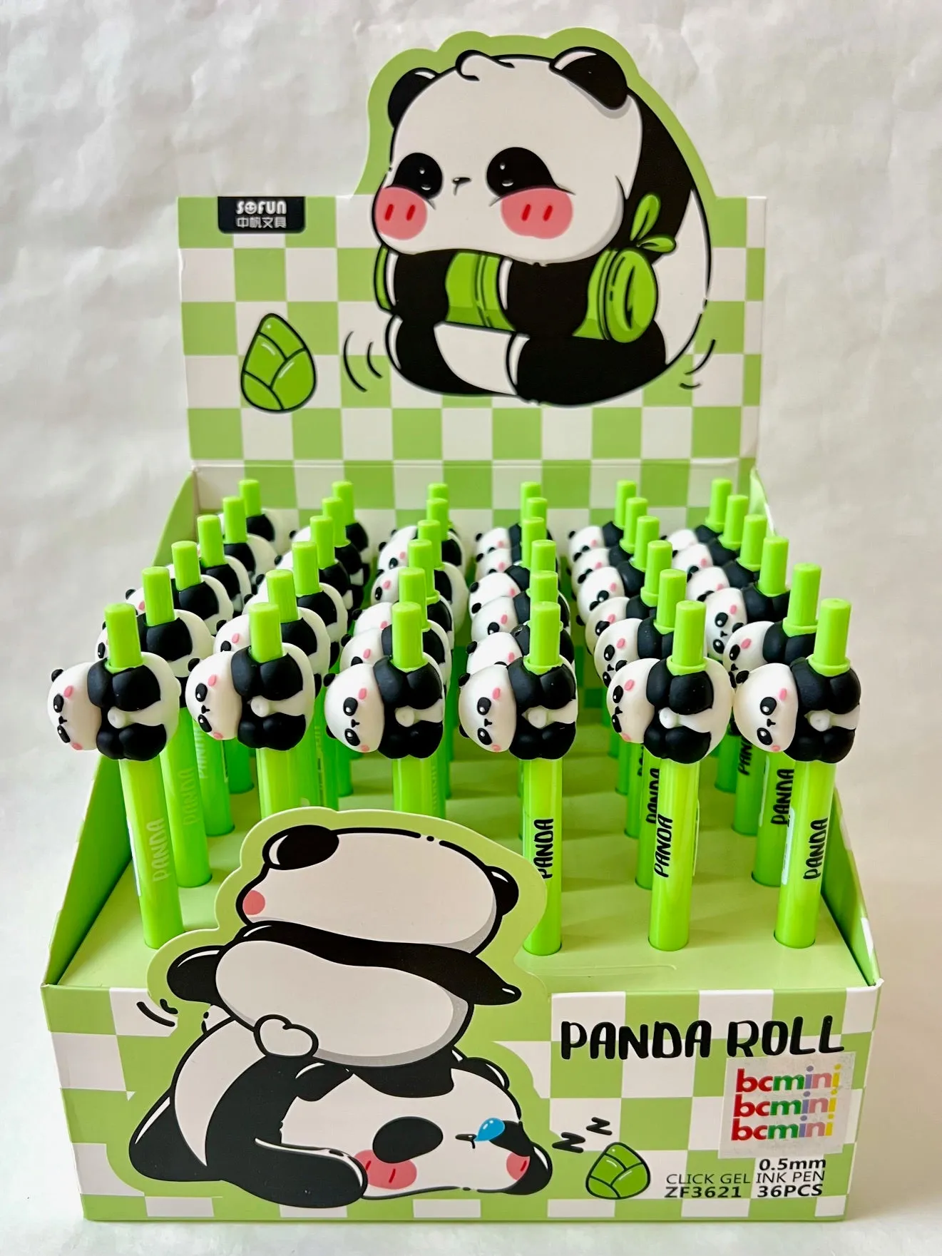 22592 PANDA ROLL GEL PEN-36