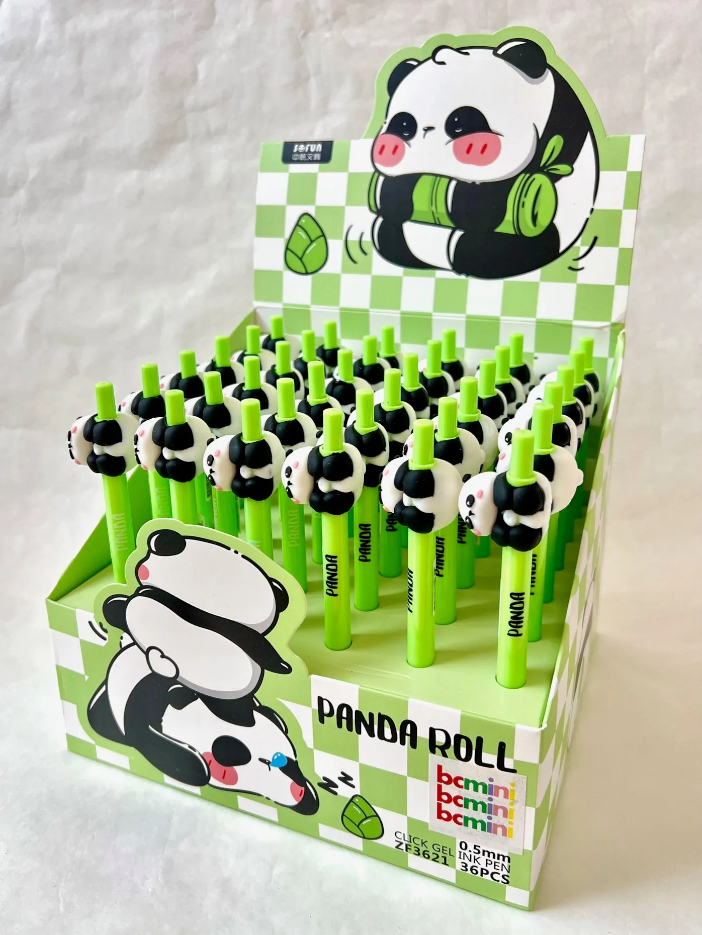 22592 PANDA ROLL GEL PEN-36