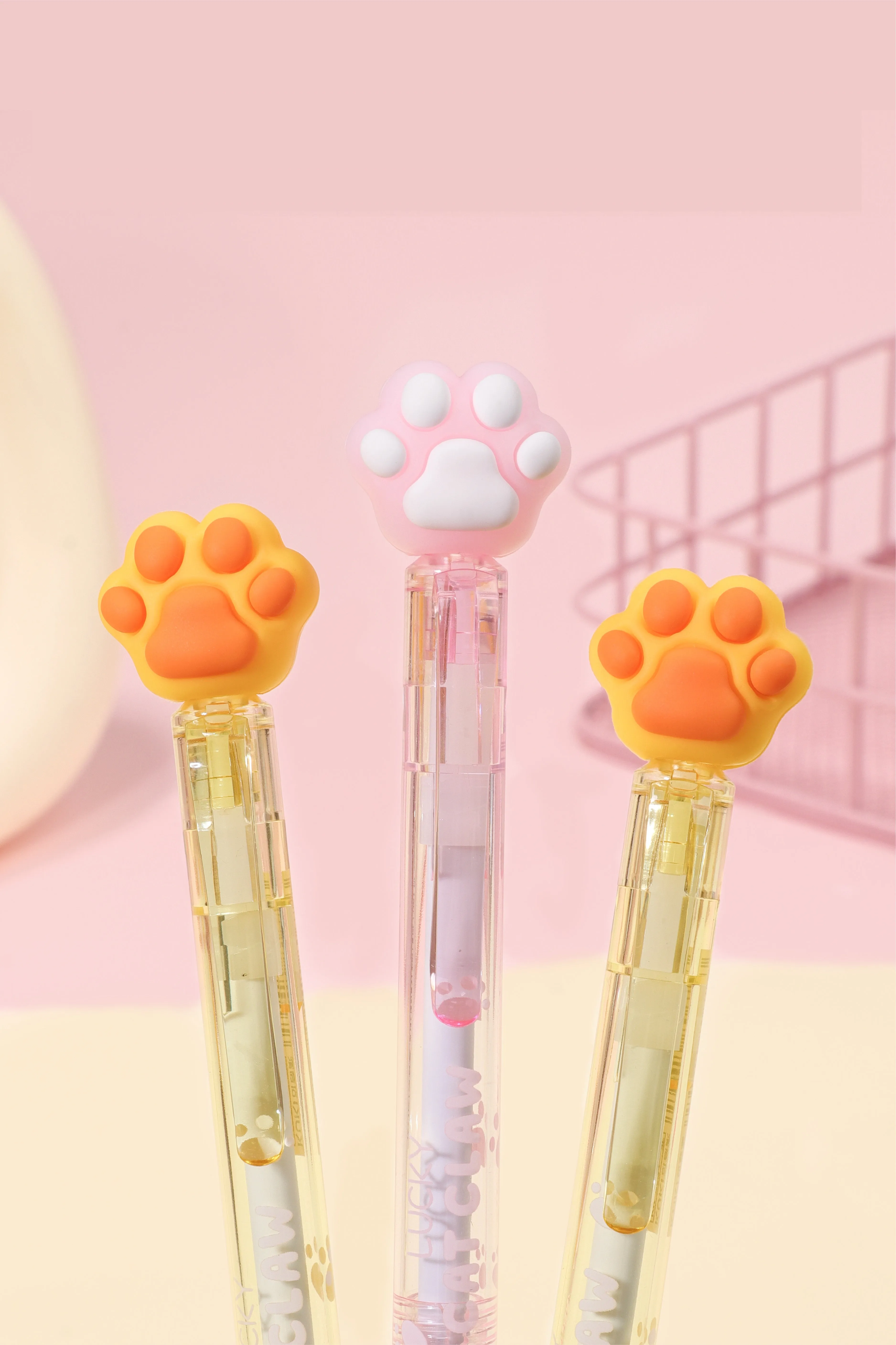 226162 CAT PAW RETRACTABLE GEL PEN-10