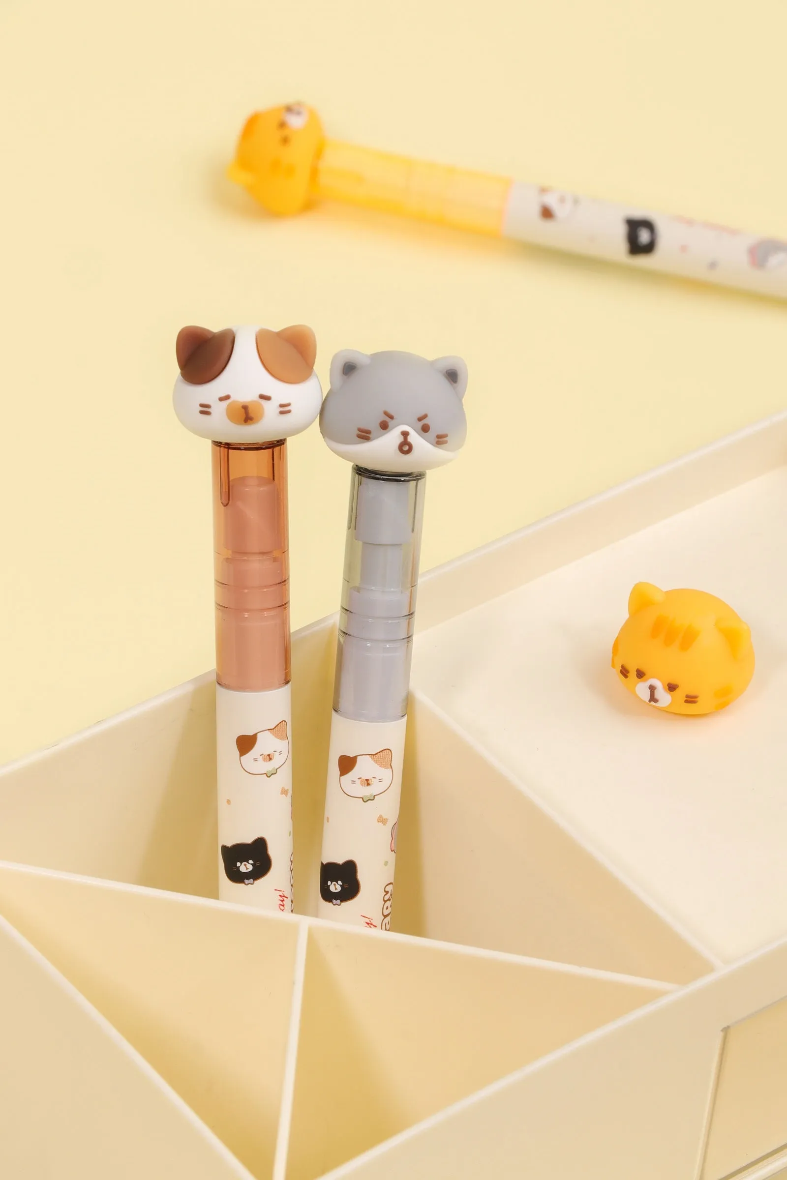 22634 CAT DIARY SPINNING GEL PEN-36