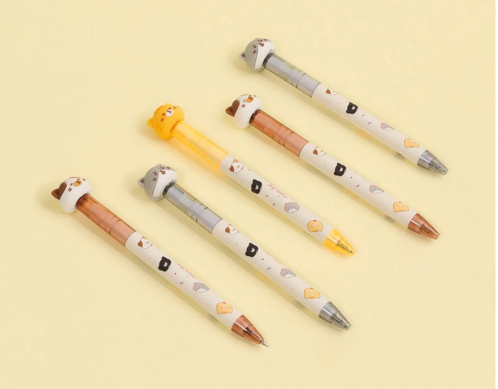 22634 CAT DIARY SPINNING GEL PEN-36