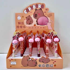 22643 CAPYBARA SQUISHY BUTT GEL PEN-36