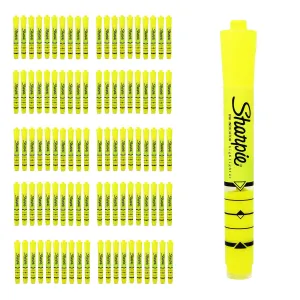 600 Ink Indicator Highlighters in Yellow - Bulk School Supplies Wholesale Case of 600 -Ink Indicator Highlighters