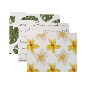 Aloha File Folders, Set of 3