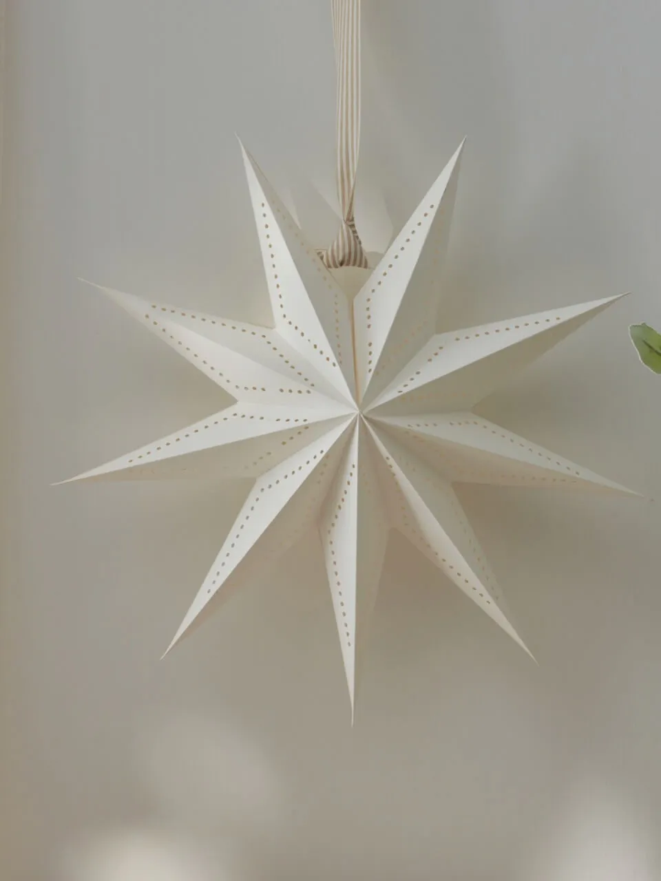 Antique White Detailed Paper Star