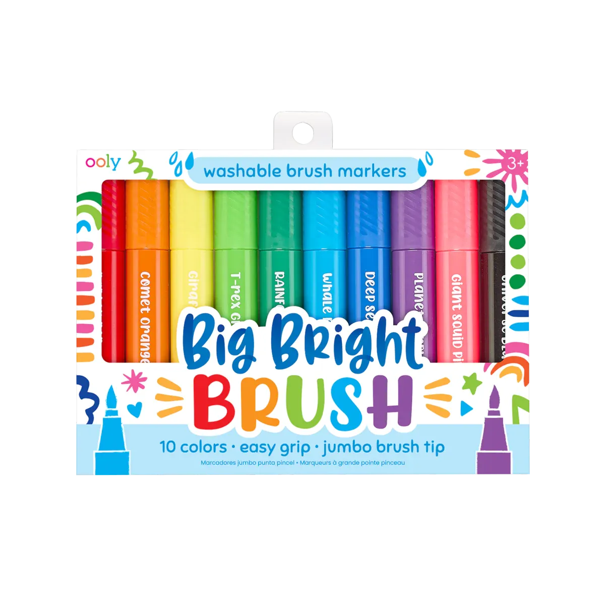 big bright brush markers