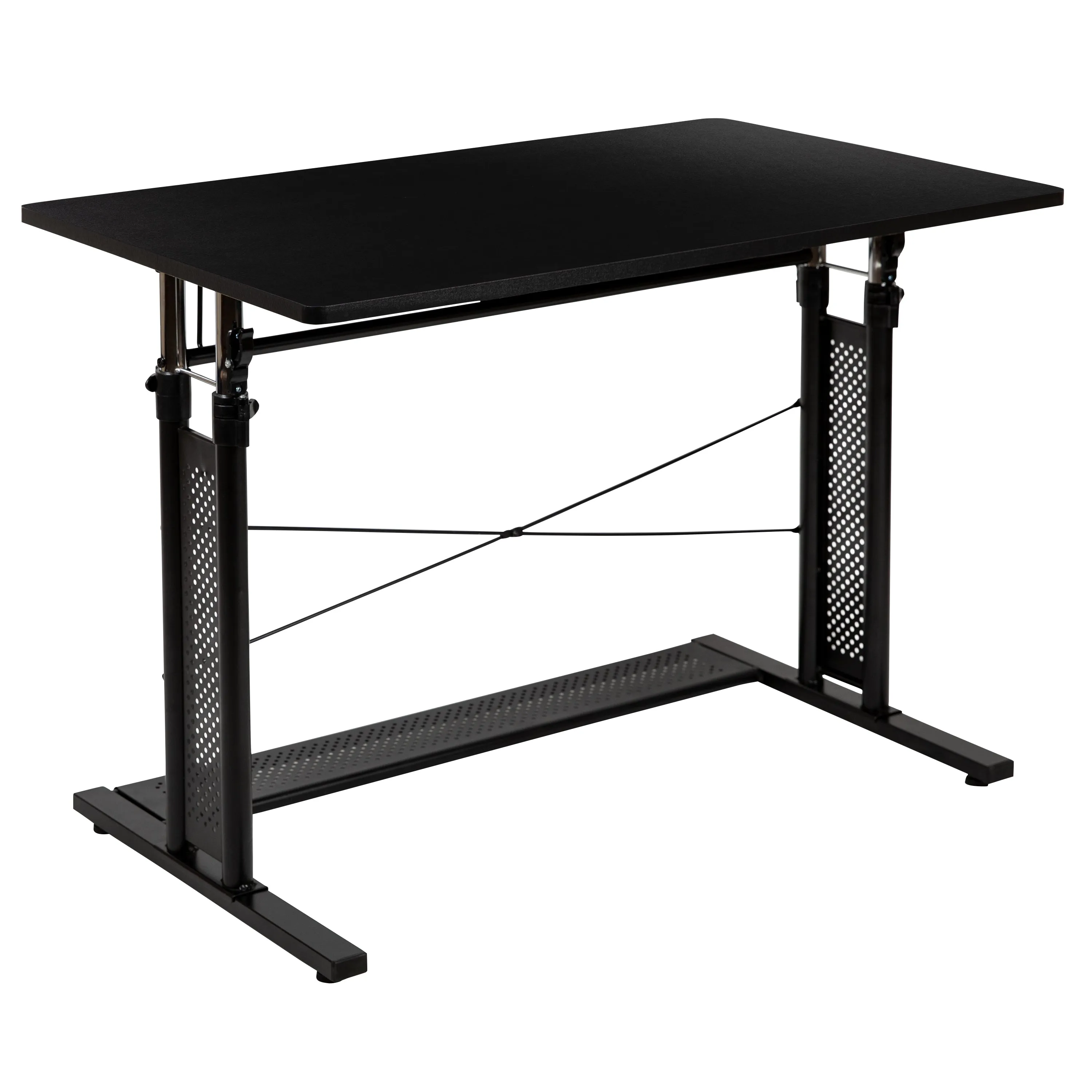 Black Sit-Stand Office Desk NAN-JN-21908-GG