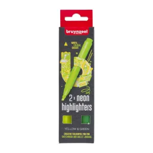 Bruynz Highlighter Set 2pk - Yellow & Green