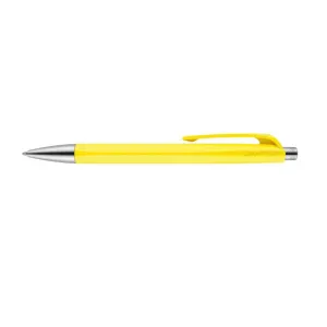 Caran d'Ache 888 Infinite Ballpoint Pen, Lemon w/ Blue Ink