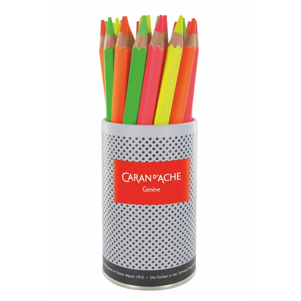 CARAN d'ACHE Fluorescent Color Pencil, Yellow