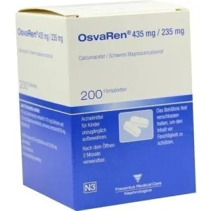 Chronic kidney failure, OSVAREN film-coated tablets