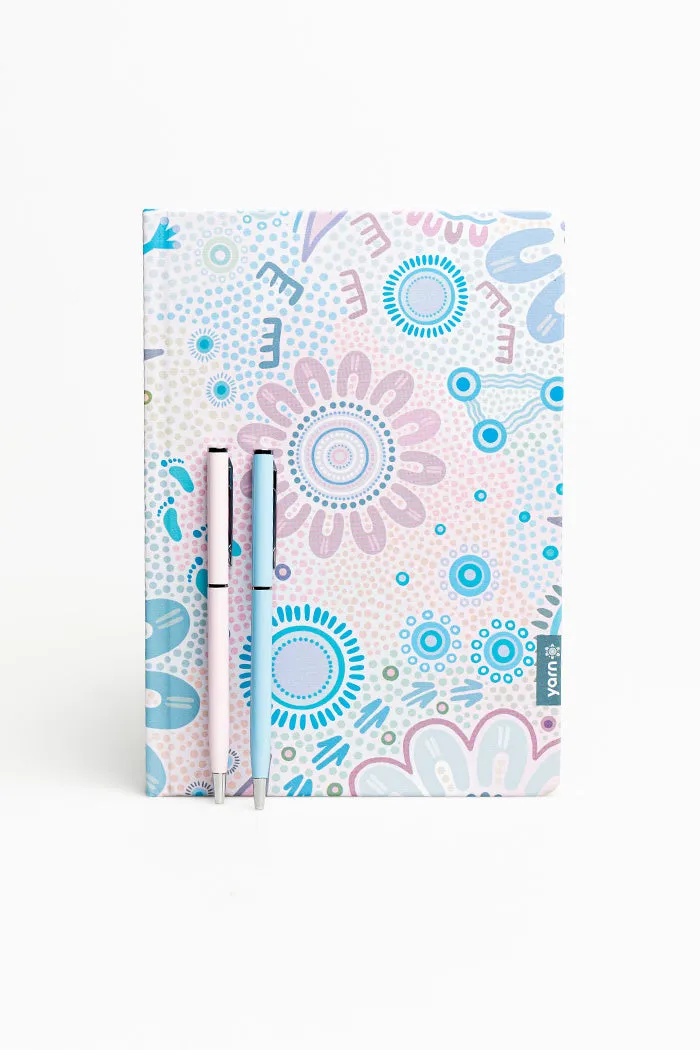 Coastal Country Resources A5 Textured Notebook with Pens