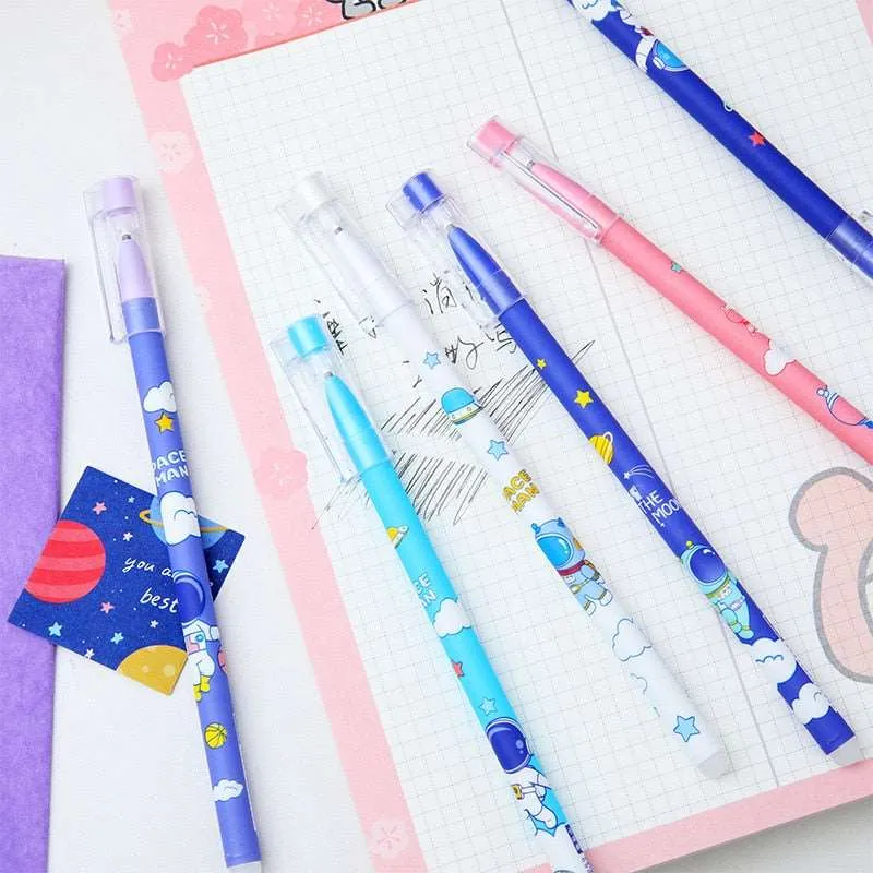 Cute printed gel pen multicolour pack of 12 pens