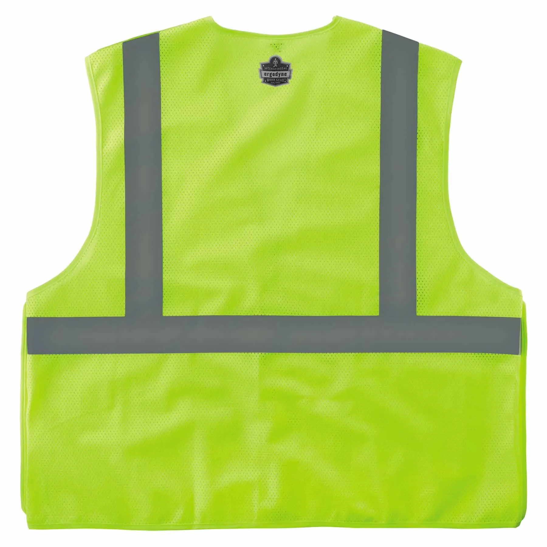 Ergodyne 24543 8215BA-S M Lime Class 2 Economy Breakaway Mesh Vest - Single Size