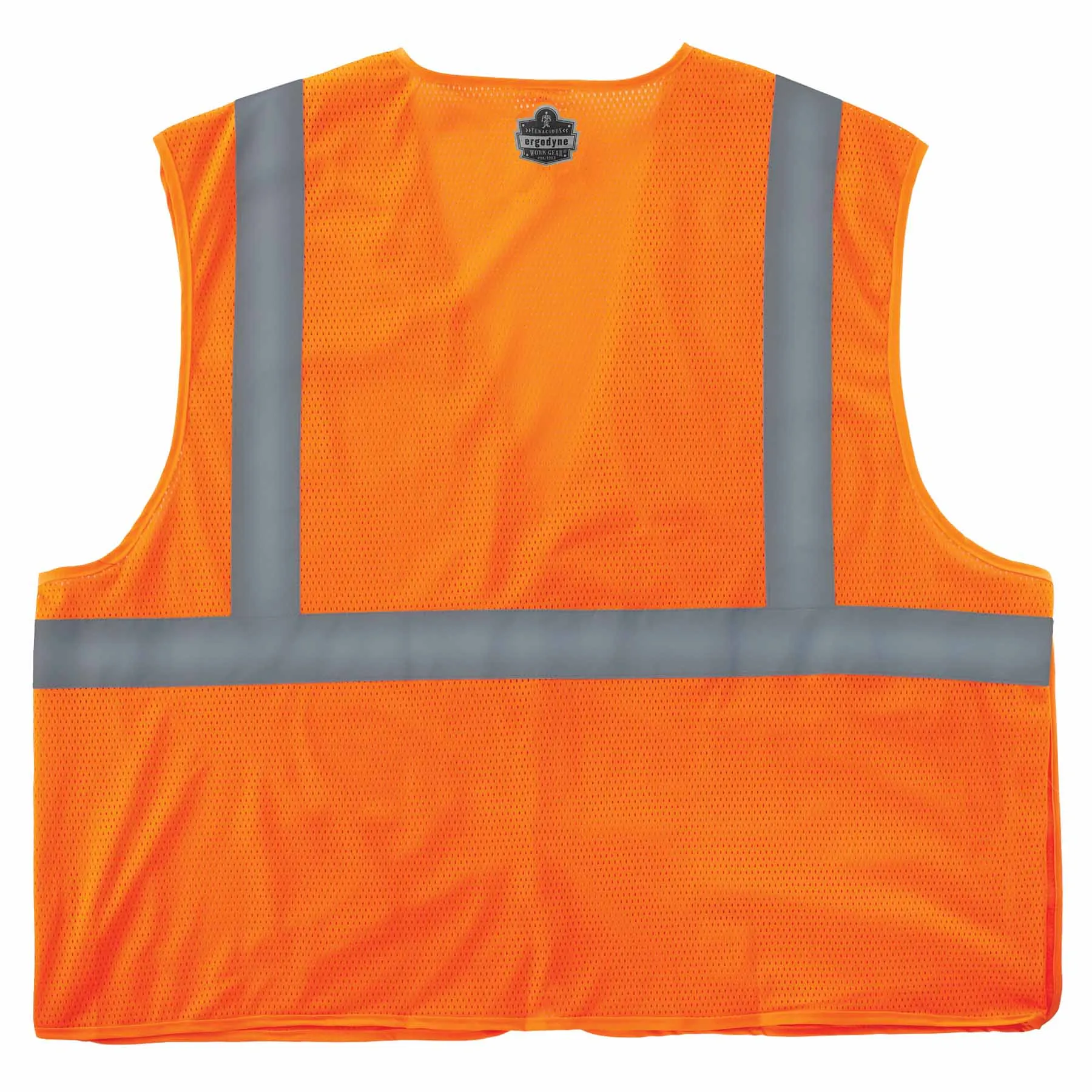 Ergodyne 24551 8215BA-S XS Orange Class 2 Economy Breakaway Mesh Vest - Single Size