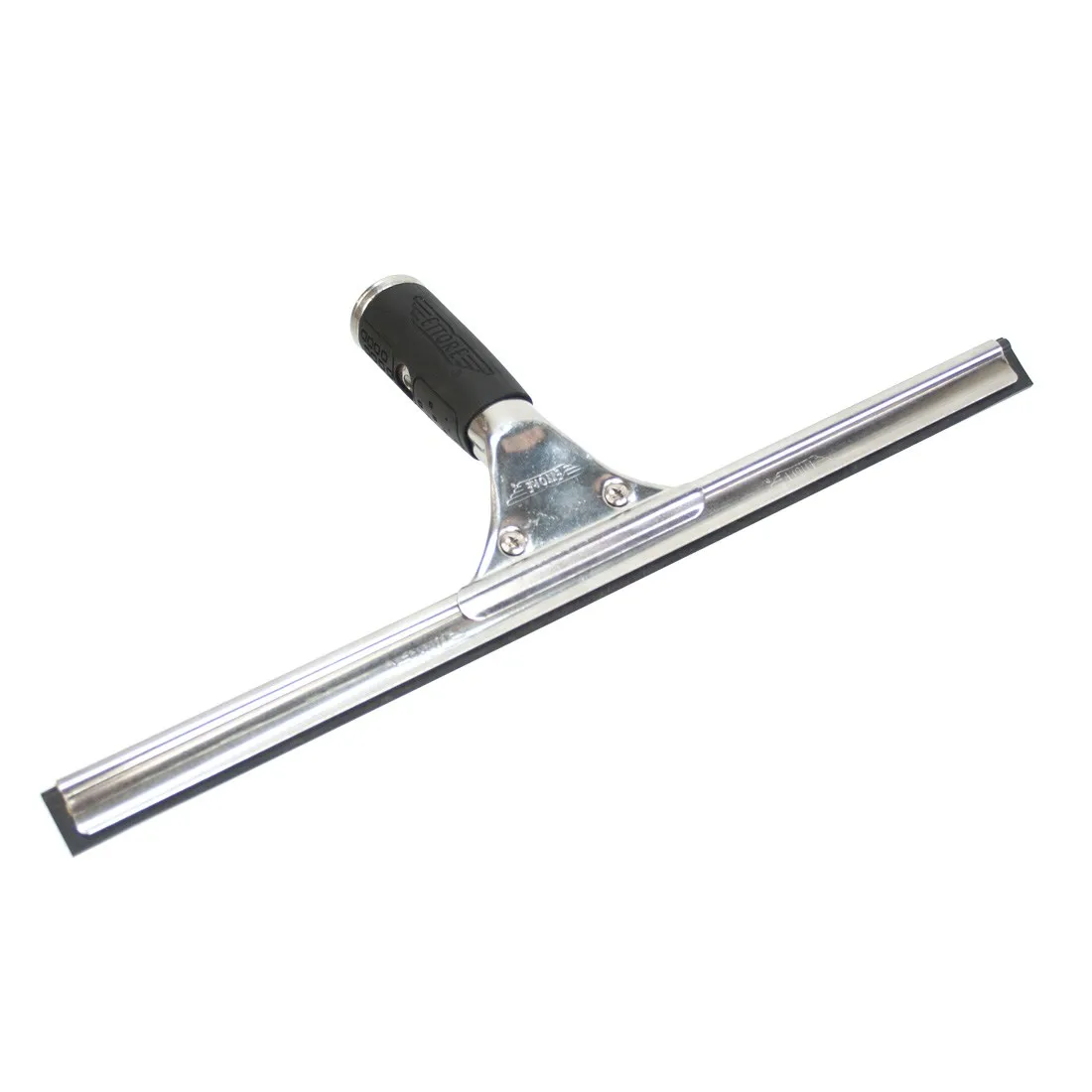 Ettore Complete Stainless Steel with Rubber Grip Squeegee