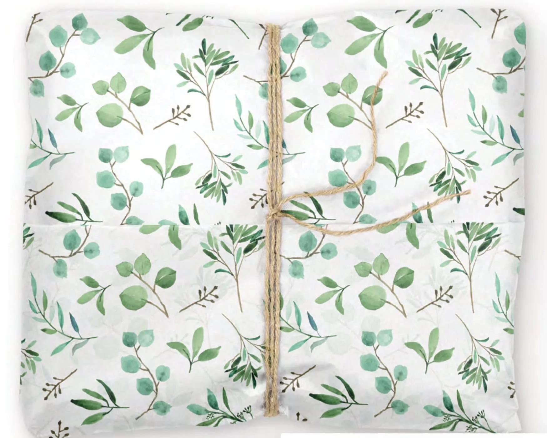 Eucalyptus printed tissue paper sheets - Premium quality gift wrap paper - High quality - eco friendly wrapping