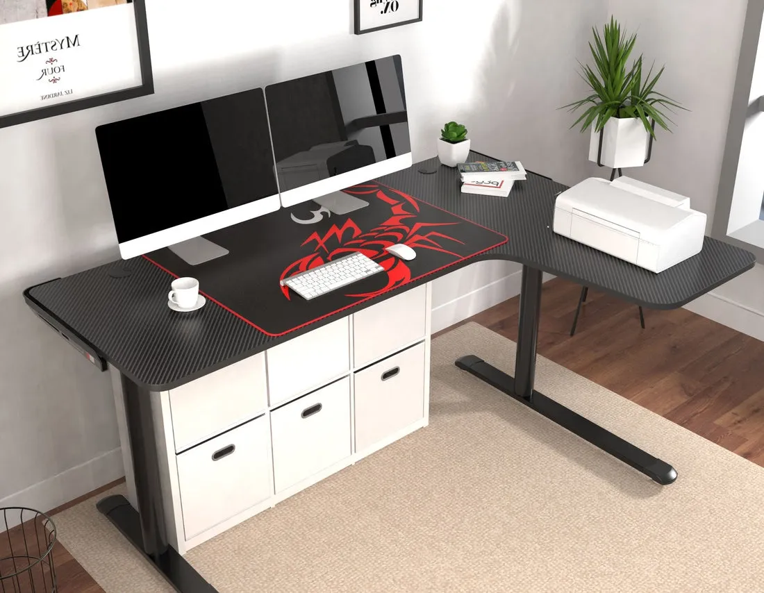 Eureka Gaming Athena L60 Computer Desk, ERK-L60R-B-V2