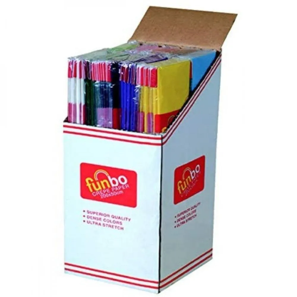 Funbo Crepe Paper 23gsm 50cmx2m Green