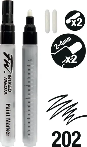 FW Marker Set 2X2-4MM RD  NIBS