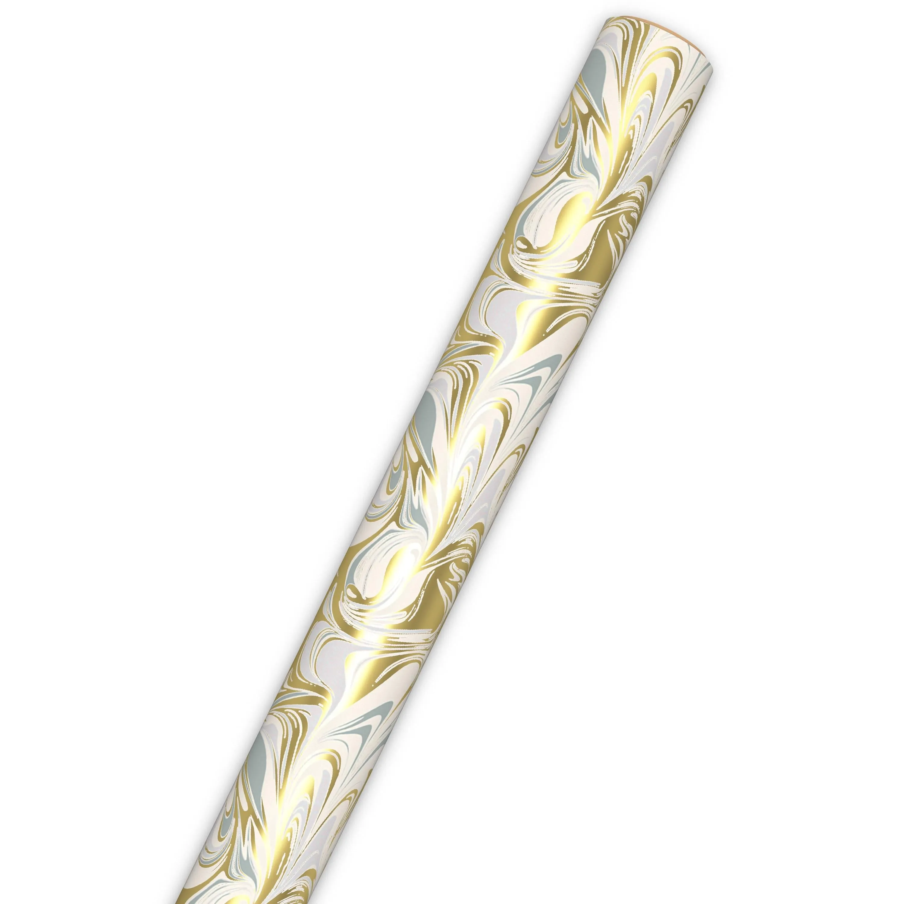 Gold Christmas Wrapping Paper Roll -3 Rolls 43cm x 3m, Metallic & Polka Dot Patterns for Gifts, Weddings  More