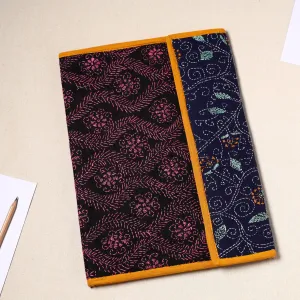 Handcrafted Bengal Kantha Work File Folder 47