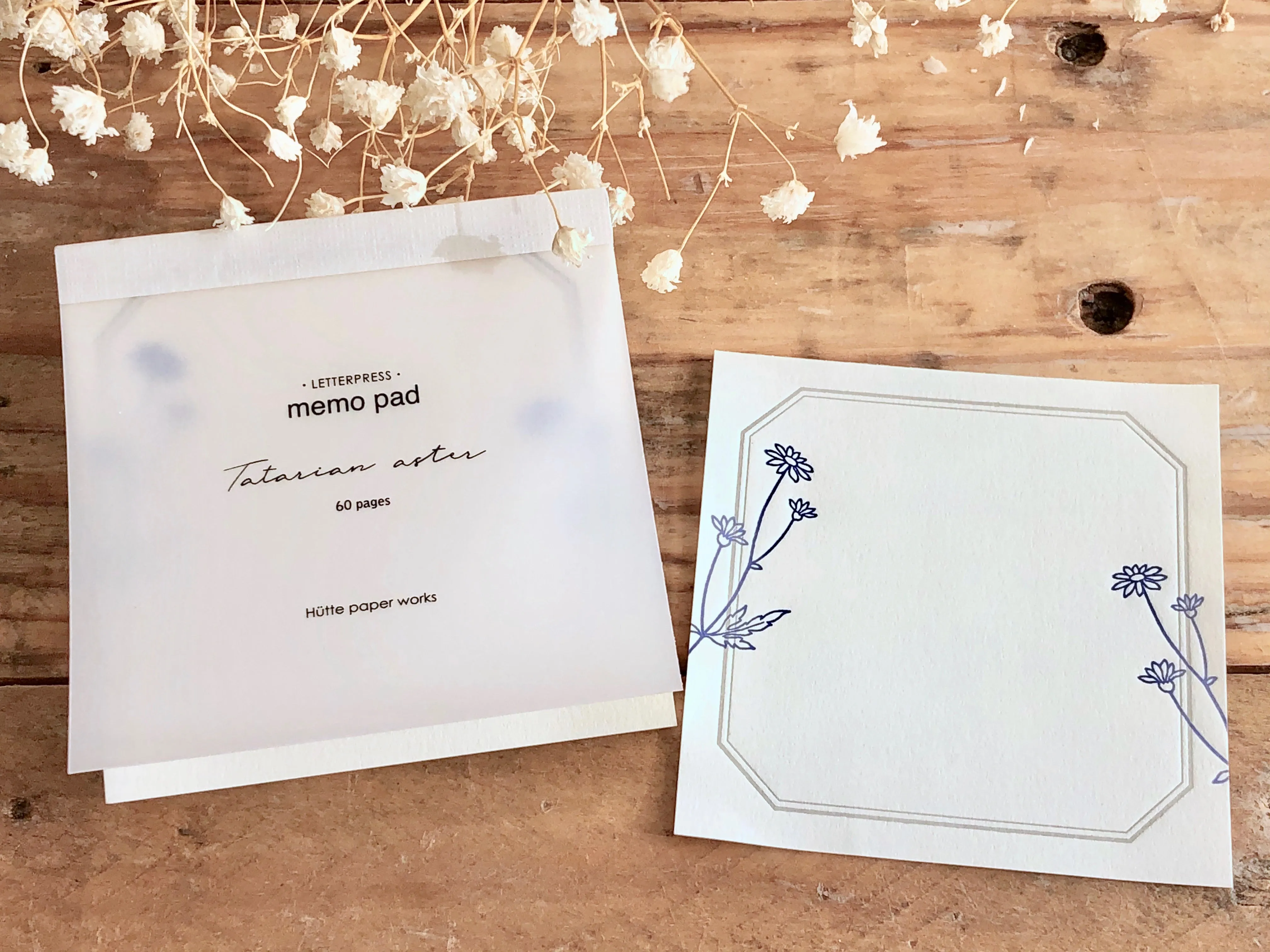 High Quality Botanical Garden Letterpress Memo Pad - Zion