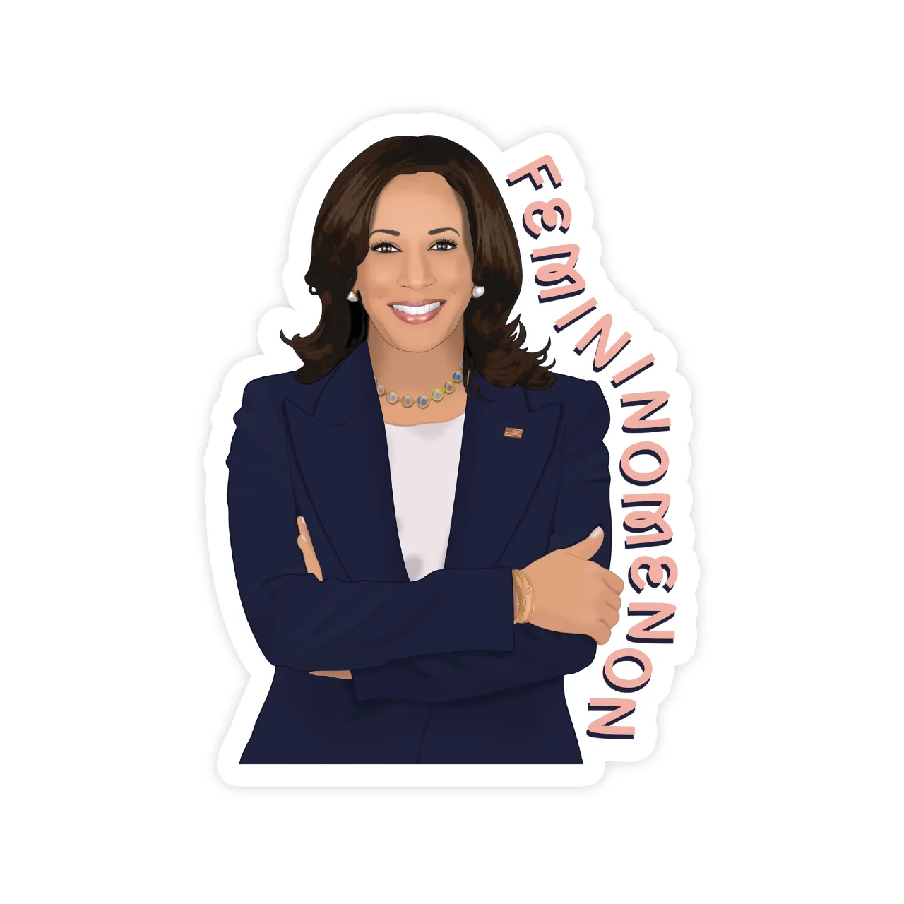 Kamala Harris Femininomenon Sticker