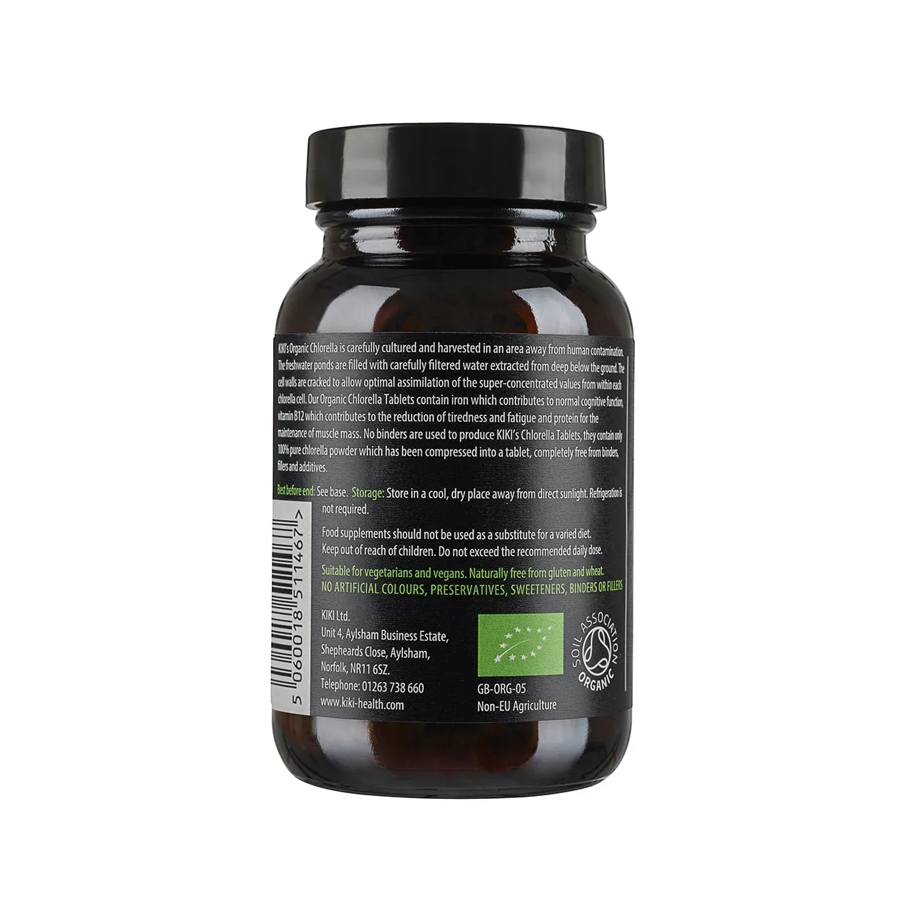 KIKI Health Organic Chlorella 200 tabs