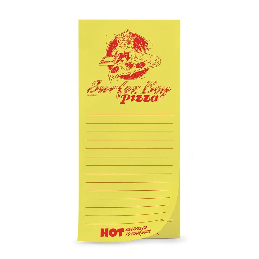 MAGNETIC NOTEPAD - Surfer Boy Pizza