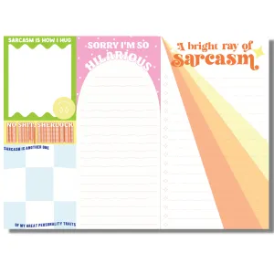 Mixed Size Notepad Set - Sarcasm