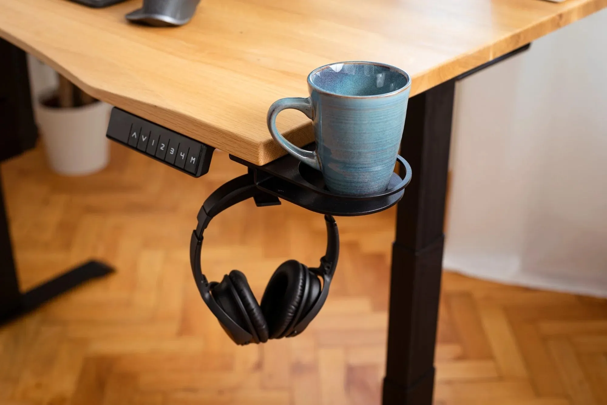 Oak standing desk