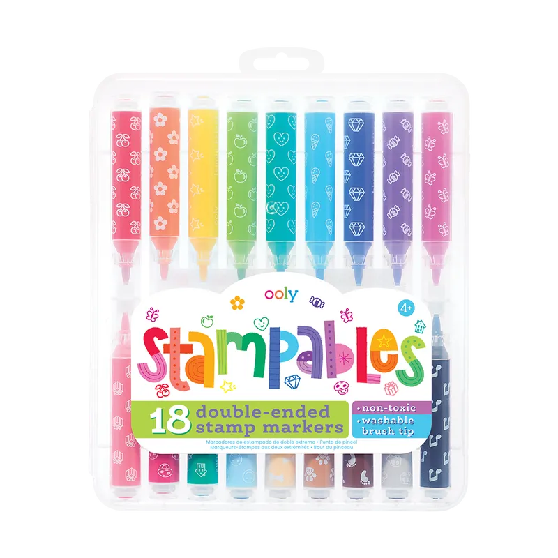 Ooly Stampables Double Ended Scented Markers