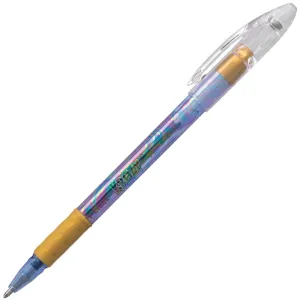 Pentel Krazy Pop Iridescent Gel Pen, 1.0mm Blue   Metallic Gold