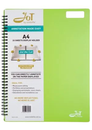 Rondofile Jot with Green Cover (10 sheets)