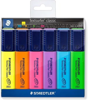 Staedtler 364 Textsurfer Highlter Pack of 6