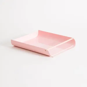 U Brands Arc Bent Metal Paper Tray Blush