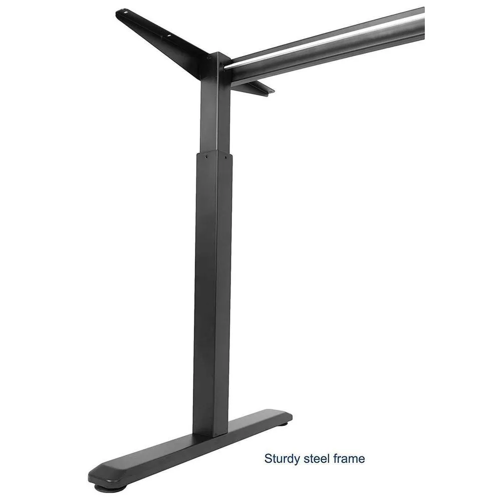 VIVO 40”-80”  Height-Adjustable Standing Desk Frame Crank Ergonomic System, DESK-V101M/V101MW