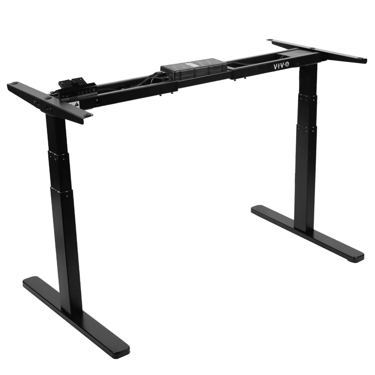 VIVO Electric 43" to 74"Long Height-Adjustable Standing Desk Frame, DESK-V120EB/V120EW