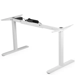 VIVO Electric Height-Adjustable StandUp Desk Frame Single Motor, DESK-V102EW/DESK-V102E