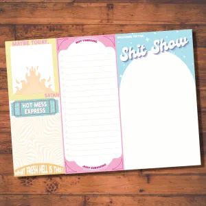 Welcome To The Shit Show Notepad Set